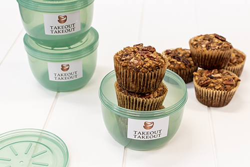 Image of Take Out Take Out containers with muffins